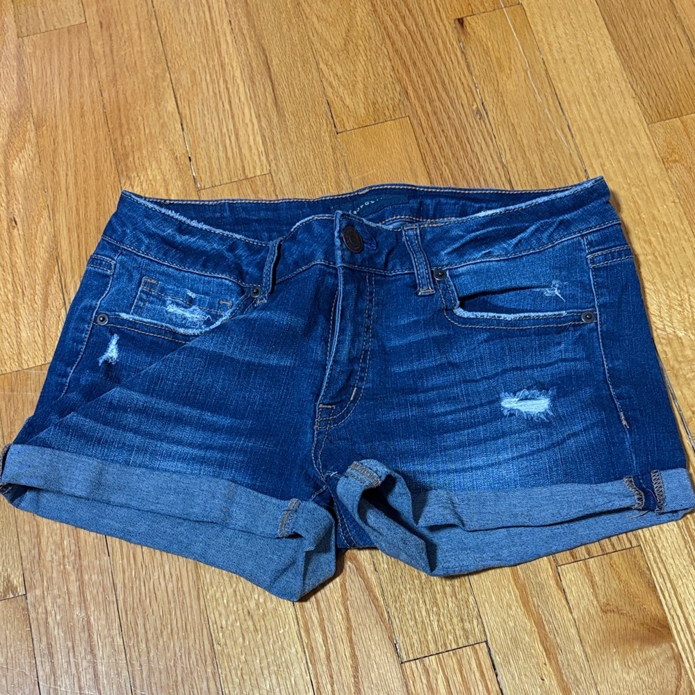 Aeropostale Dark Blue Jean Shorts